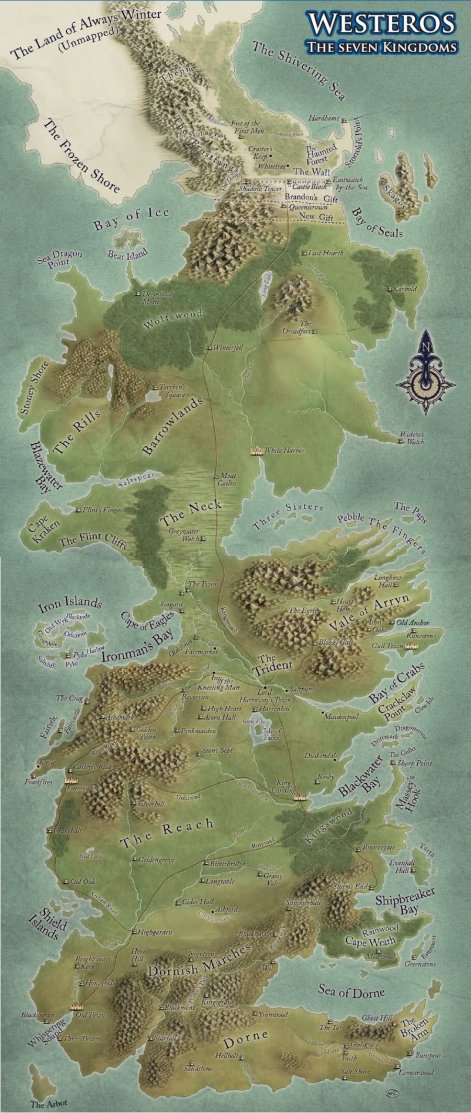 Westeros Map Guardians of Order Keith Curtis