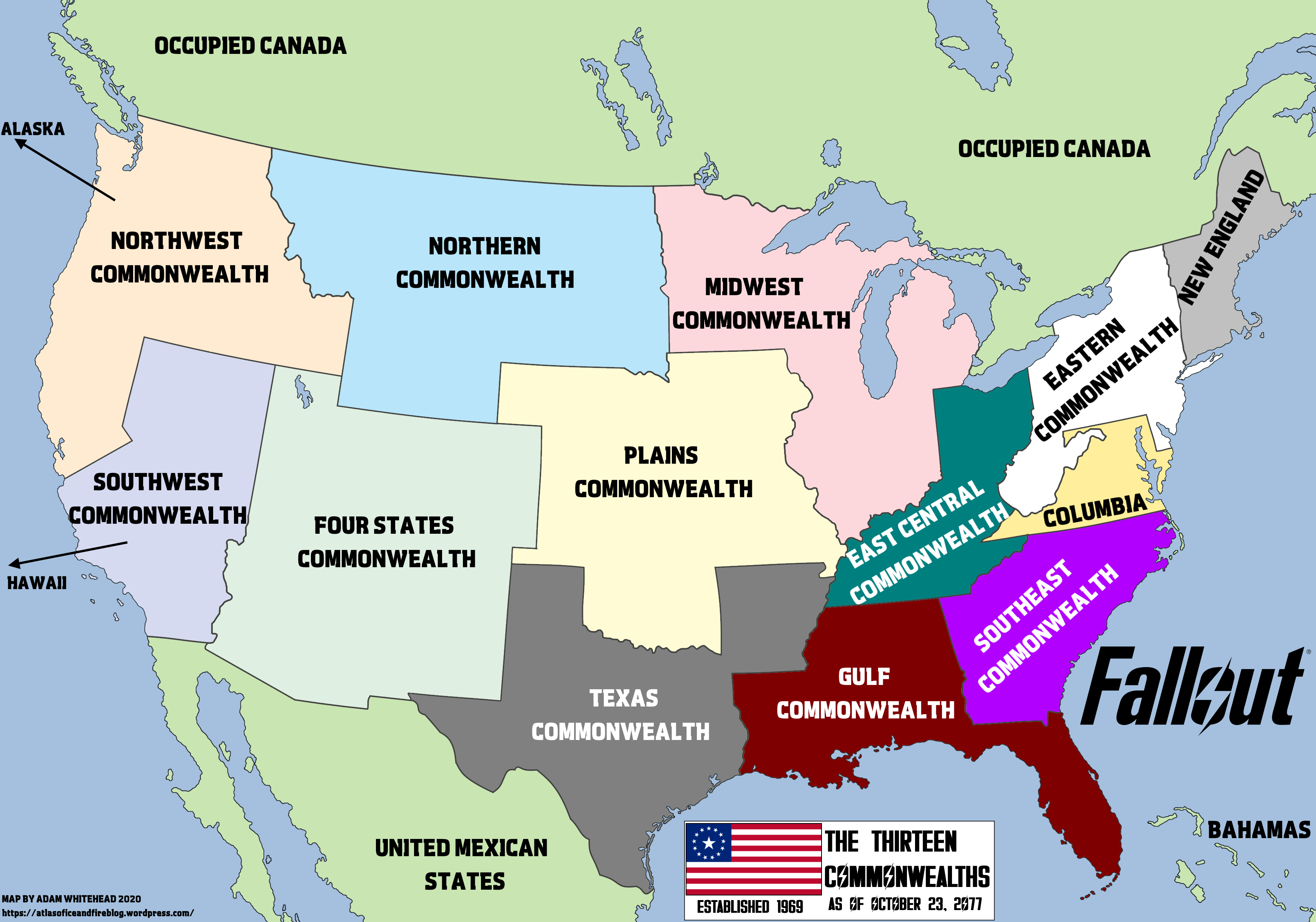 Geographical Map Fallout